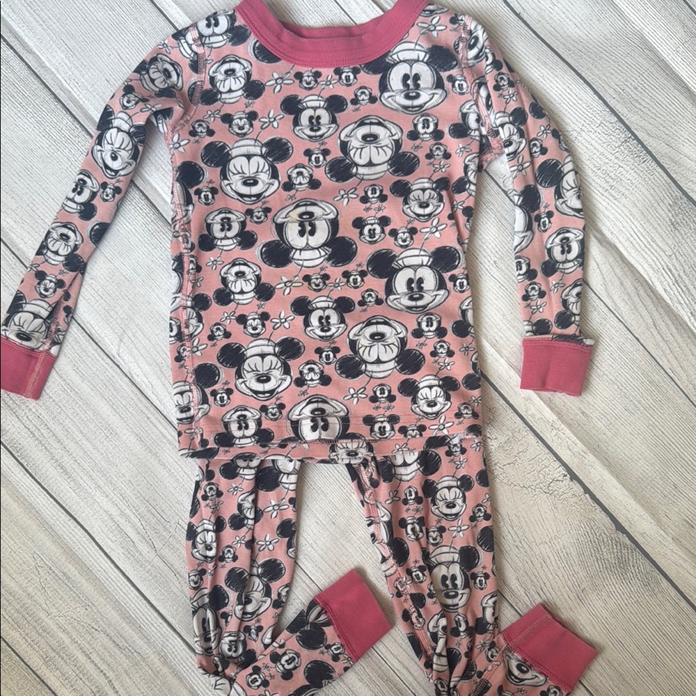 Hanna Anderson Minnie Mouse Kids Pajamas -4T